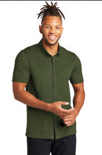 Load image into Gallery viewer, MERCER+METTLE™ Stretch Pique Full-Button Polo (MM1006)