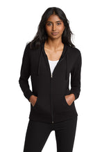 Load image into Gallery viewer, District® Women’s Fitted Jersey Full-Zip Hoodie (DT2100)