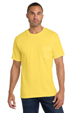 Load image into Gallery viewer, Port & Co™ Core Cotton Pocket Tee (PC54P)