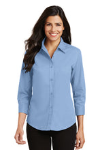 Load image into Gallery viewer, Port Authority® Ladies 3/4-Sleeve Easy Care Shirt (L612)