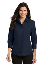 Load image into Gallery viewer, Port Authority® Ladies 3/4-Sleeve Easy Care Shirt (L612)