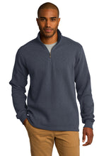 Load image into Gallery viewer, Port Authority® Slub Fleece 1/4-Zip Pullover (F295)