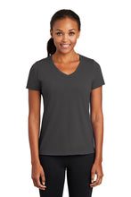 Load image into Gallery viewer, Port & Company® Ladies Performance Blend V-Neck Tee (LPC381V)