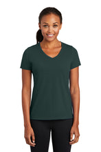 Load image into Gallery viewer, Port & Company® Ladies Performance Blend V-Neck Tee (LPC381V)