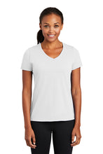 Load image into Gallery viewer, Port & Company® Ladies Performance Blend V-Neck Tee (LPC381V)