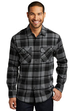 Load image into Gallery viewer, Port Authority® Plaid Flannel Shirt (W668)