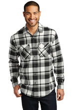 Load image into Gallery viewer, Port Authority® Plaid Flannel Shirt (W668)