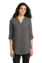 Load image into Gallery viewer, Port Authority ® Ladies 3/4-Sleeve Tunic Blouse (LW701)