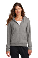 Load image into Gallery viewer, Nike Ladies Club Fleece Sleeve Swoosh Full-Zip Hoodie (NKFD9890)
