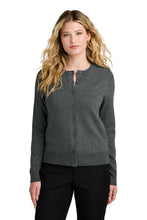 Load image into Gallery viewer, Port Authority® Women’s Easy Care Crewneck Cardigan Sweater (LSW2870)
