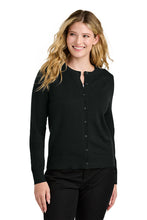Load image into Gallery viewer, Port Authority® Women’s Easy Care Crewneck Cardigan Sweater (LSW2870)
