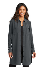 Load image into Gallery viewer, Port Authority® Ladies Textured Crepe Long Tunic (LW715)
