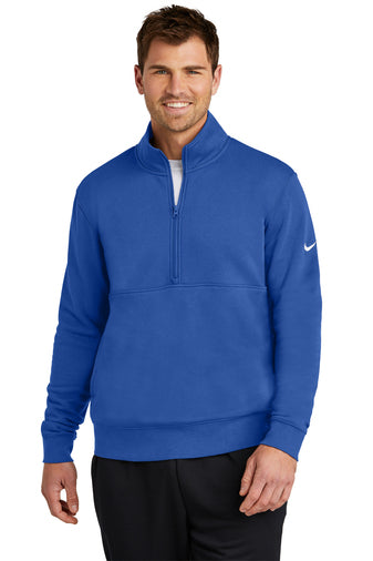 Nike Club Fleece Sleeve Swoosh 1/2-Zip (NKDX6718)