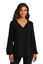 Load image into Gallery viewer, Port Authority® Ladies Textured Crepe Blouse (LW714)
