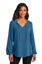 Load image into Gallery viewer, Port Authority® Ladies Textured Crepe Blouse (LW714)
