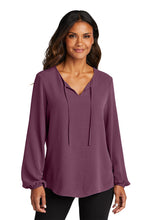 Load image into Gallery viewer, Port Authority® Ladies Textured Crepe Blouse (LW714)
