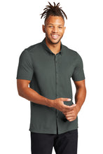 Load image into Gallery viewer, MERCER+METTLE™ Stretch Pique Full-Button Polo (MM1006)
