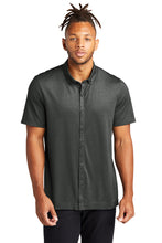 Load image into Gallery viewer, MERCER+METTLE™ Stretch Pique Full-Button Polo (MM1006)
