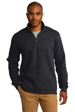 Load image into Gallery viewer, Port Authority® Slub Fleece 1/4-Zip Pullover (F295)

