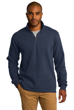 Load image into Gallery viewer, Port Authority® Slub Fleece 1/4-Zip Pullover (F295)
