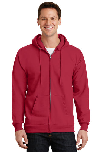 Port & Company® Essential Fleece Full-Zip Hooded Sweatshirt (PC90ZH)