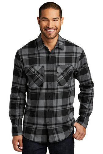 Port Authority® Plaid Flannel Shirt (W668)