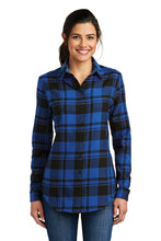 Load image into Gallery viewer, Port Authority® Ladies Plaid Flannel Tunic (LW668)
