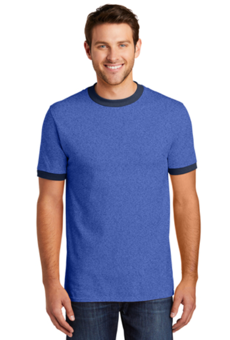 Port & Company® Core Cotton Ringer Tee (PC54R)