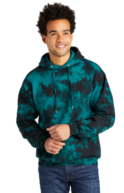 Port & Company® Crystal Tie-Dye Pullover Hoodie (PC144)
